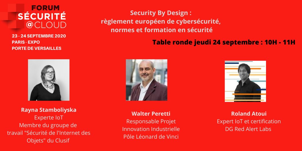 Table ronde "IoT : Security by design"